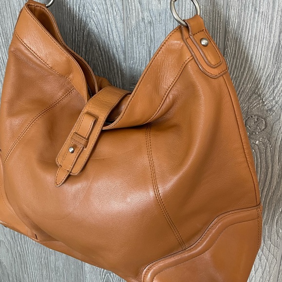 Coldwater Creek Brown Tan Real Leather Purse - Picture 12 of 16